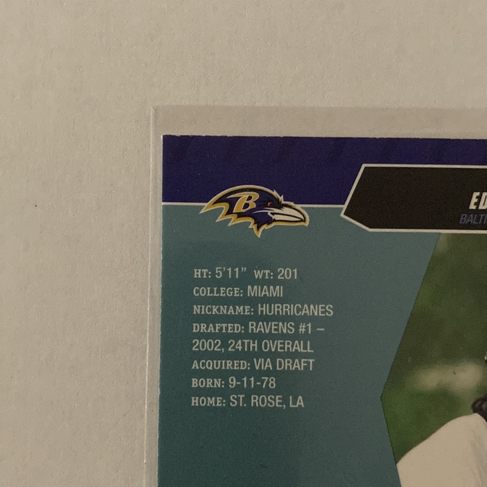 Ed Reed Rookie Card - Picture 3 of 6
